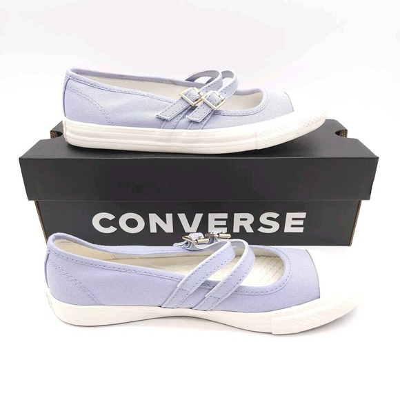 Converse (Womens 6) Chuck Taylor All‎ Star Dainty Mary Jane Shoes Lilac Purple - Picture 1 of 7